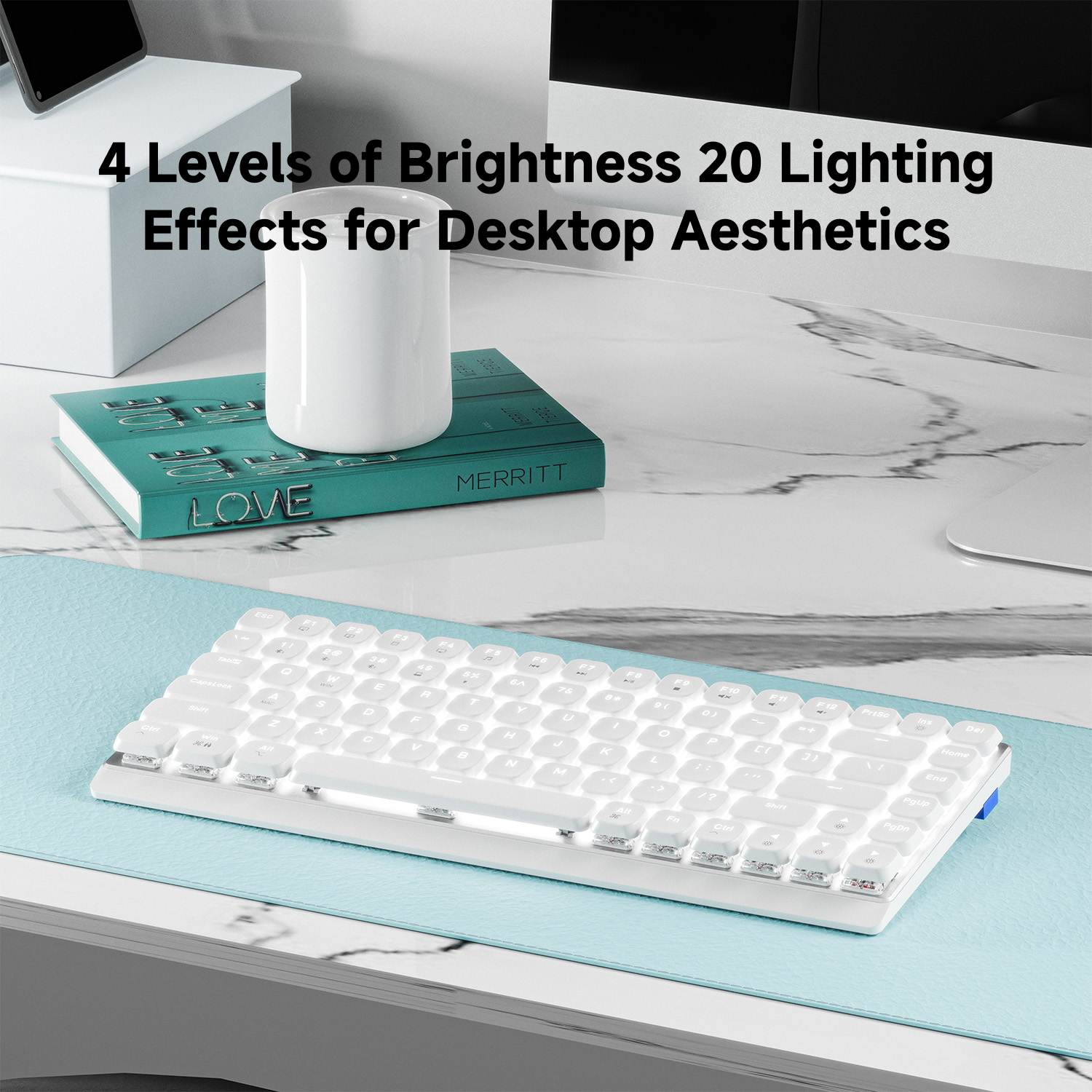 EWEADN 84 Keys Tri-Mode Low Pr - đánh giá và giá Gaming Keyboard Ergonomics