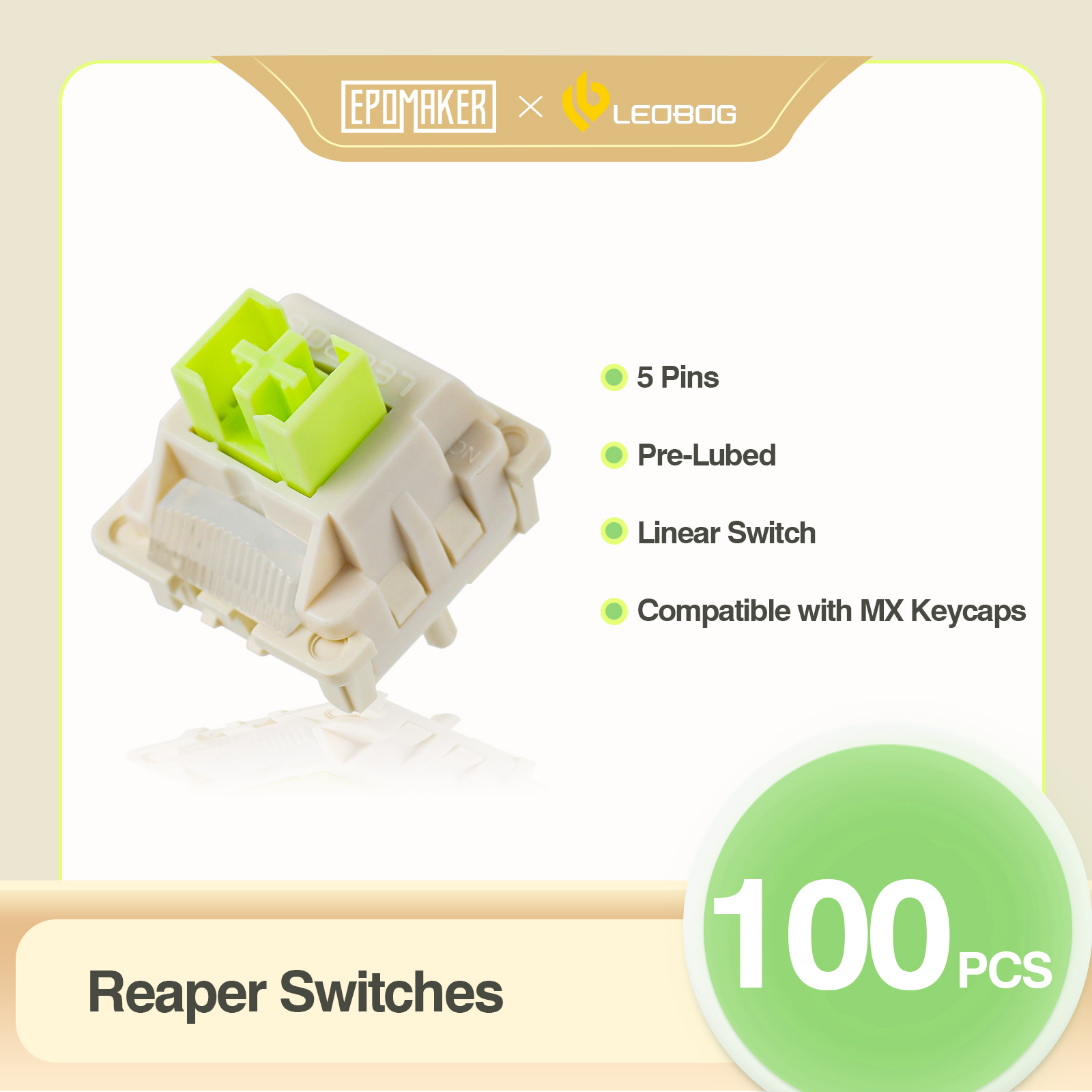 100 Pieces EPOMAKER x LEOBOG R - đánh giá và giá Mechanical Switch Tester