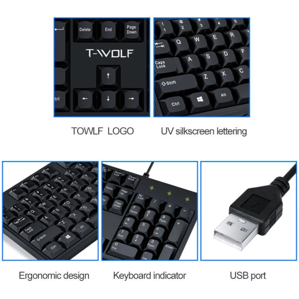 Spanish  English Letter keycap - đánh giá và giá Gaming Keyboard And Mouse Set