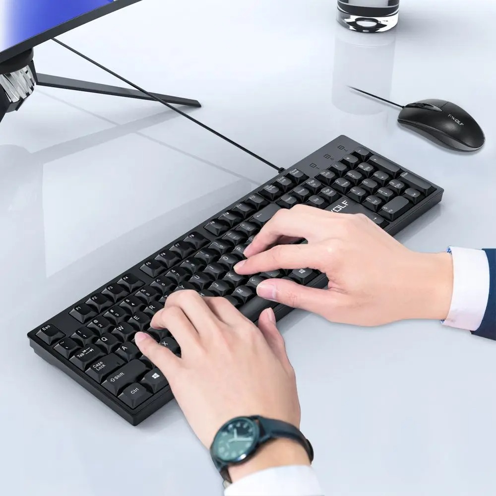 Spanish  English Letter keycap - đánh giá và giá Gaming Keyboard And Mouse Set