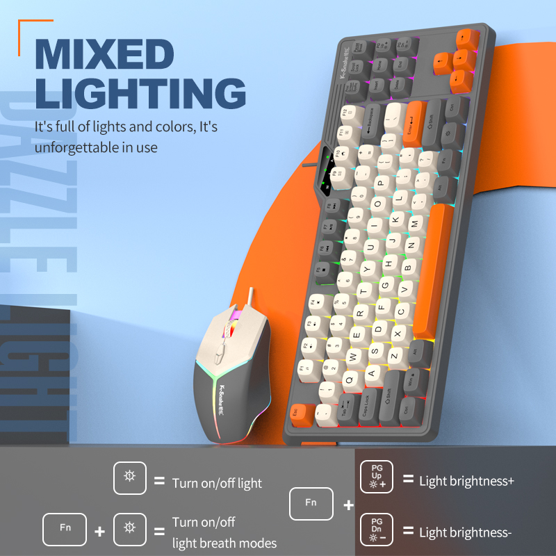 Wired Keyboard and Mouse Set，1 - đánh giá và giá Gaming Keyboard And Mouse Set