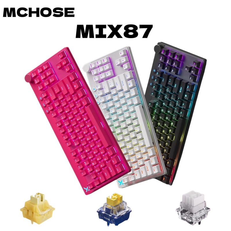 MCHOSE MIX87 Magnetic Swtich K - đánh giá và giá Gaming Keyboard Expensive