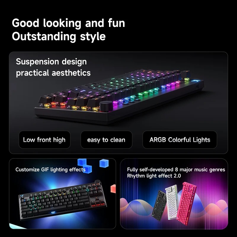 MCHOSE MIX87 Magnetic Swtich K - đánh giá và giá Gaming Keyboard Expensive