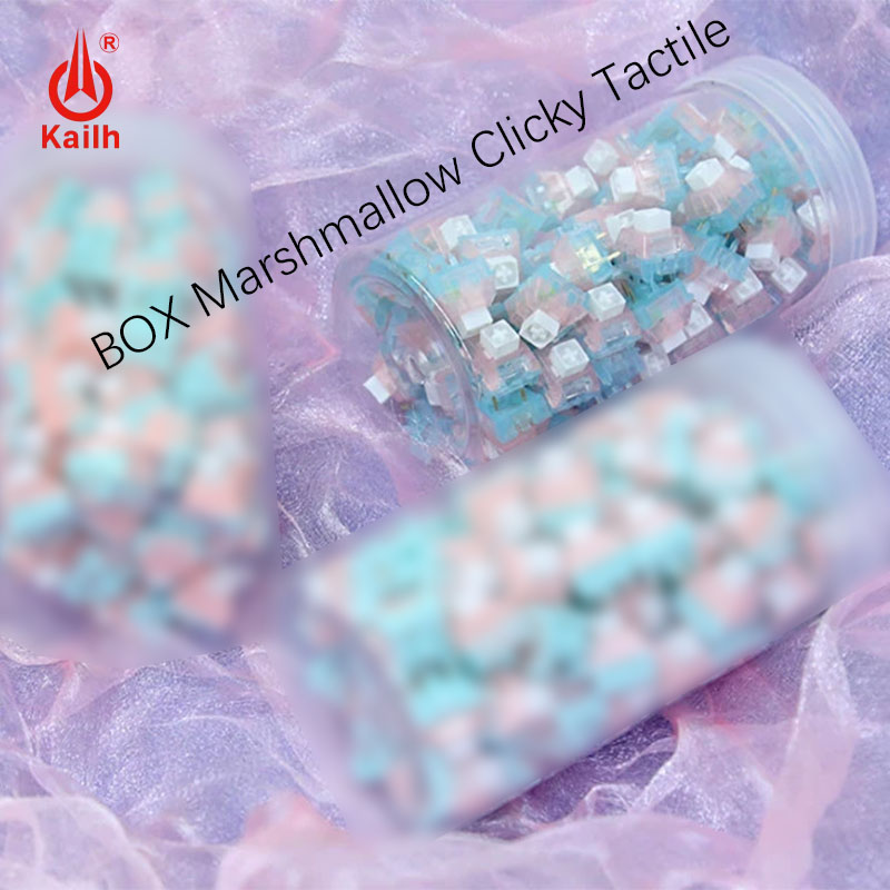 Kailh BOX Marshmallow Clicky T - đánh giá và giá Gaming Keyboard Blue Switches