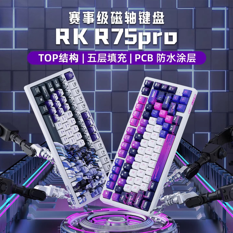 RK R75Pro Magnetic Axis Mechan - đánh giá và giá Gaming Keyboard Ergonomic