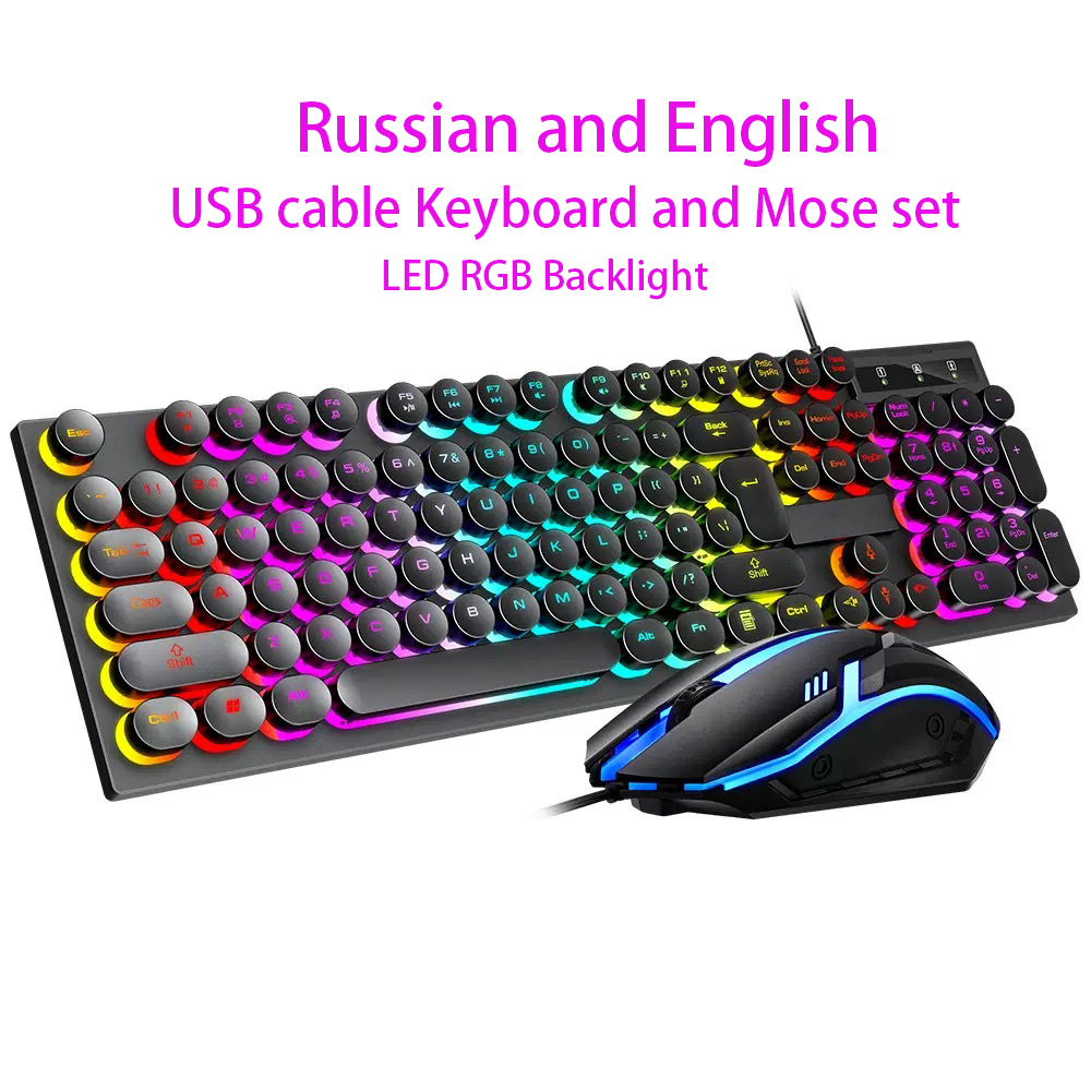 T7 Keyboard and Mouse Set Wire - đánh giá và giá Gaming Keyboard And Mouse Set