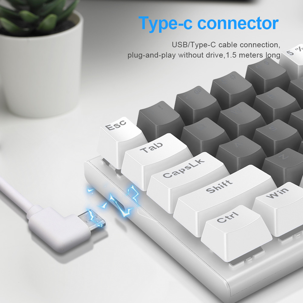 E-YOOSO Z11 RGB USB 60% Mini M - đánh giá và giá Gaming Keyboard Blue Switches