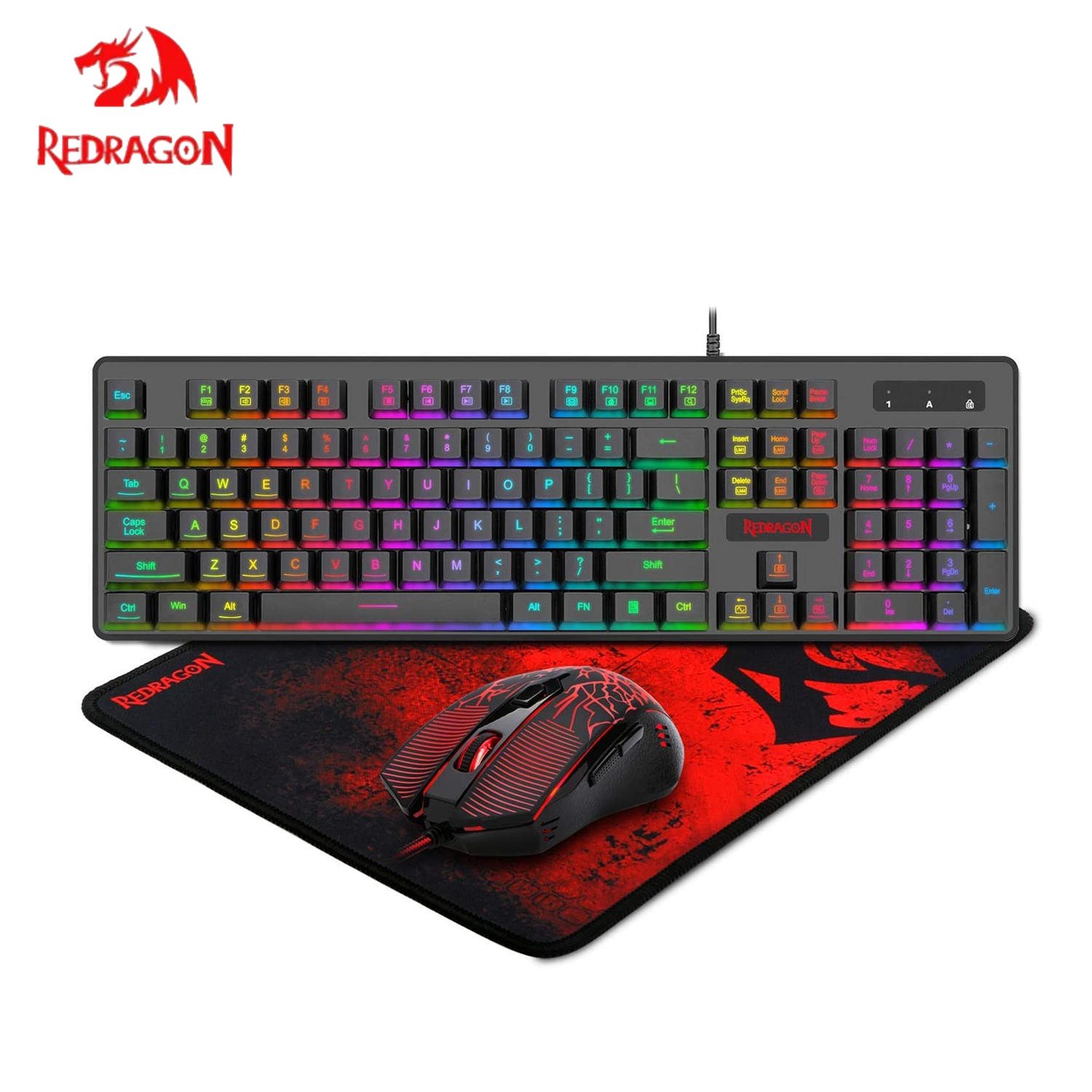 Redragon S107 Gaming Keyboard  - đánh giá và giá Gaming Keyboard Mouse Combo