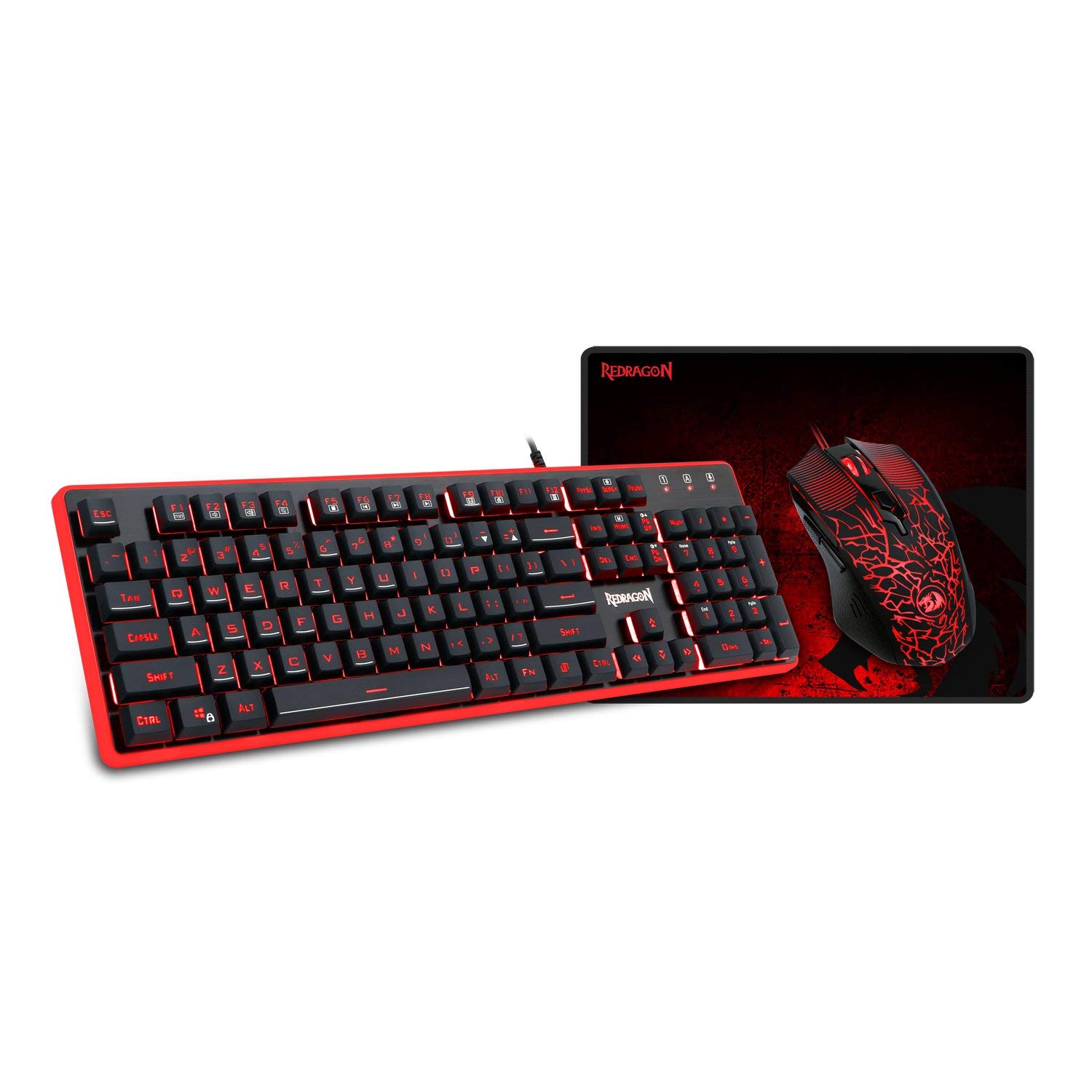 Redragon S107 Gaming Keyboard  - đánh giá và giá Gaming Keyboard Mouse Combo